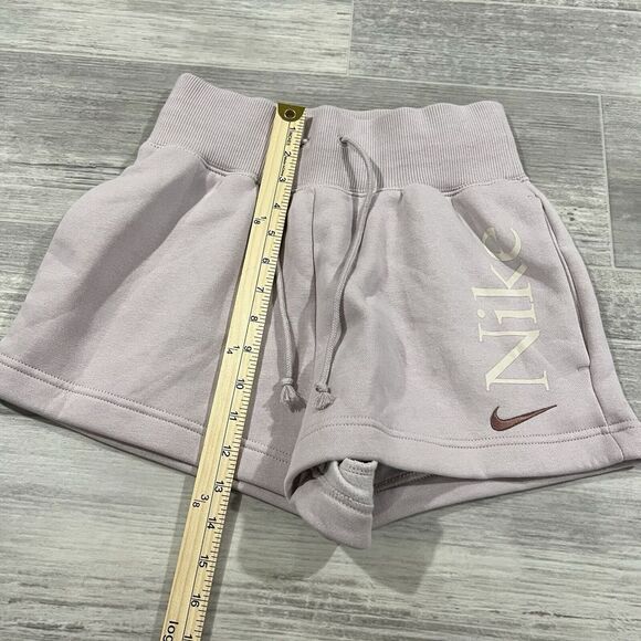 Nike Women's Sportswear Phoenix Fleece High Waisted 2" Logo Shorts FN2821-019 XS - Picture 7 of 9